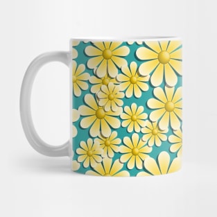 Daisy Flowers Splash Mug